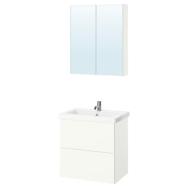 ENHET bathroom, white, 64x43x65 cm