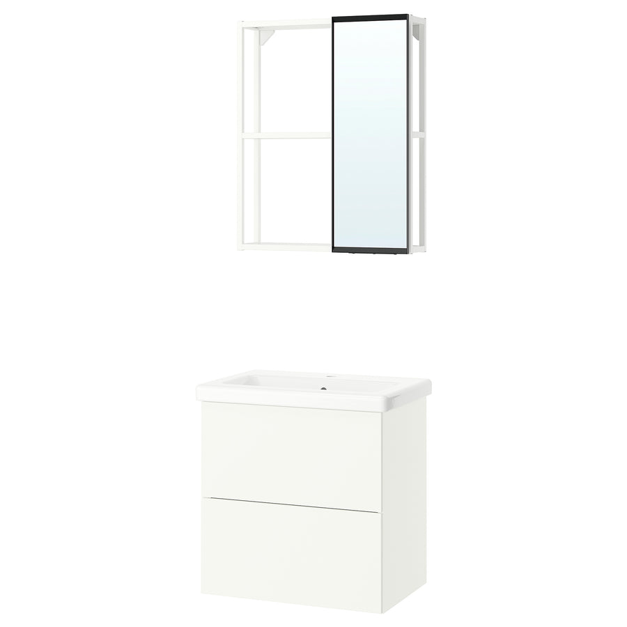 ENHET bathroom, white, 64x43x65 cm