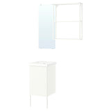 ENHET bathroom, white, 44x43x87 cm
