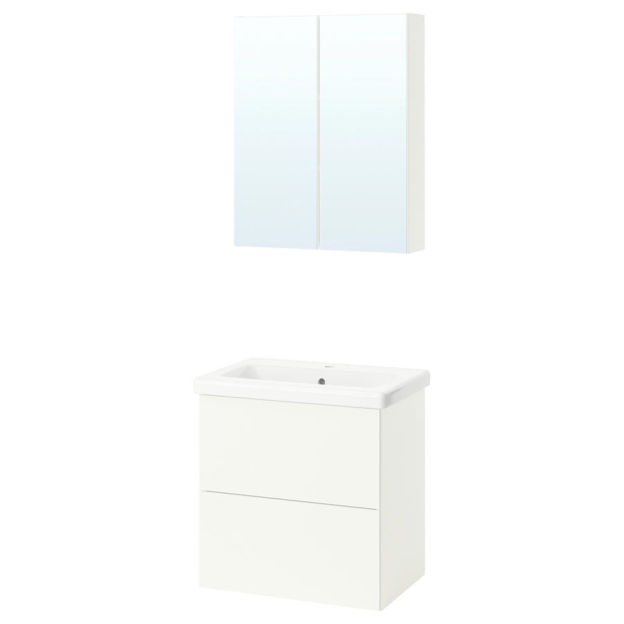 ENHET bathroom, white, 64x43x65 cm
