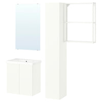 ENHET bathroom, white, 64x33x65 cm