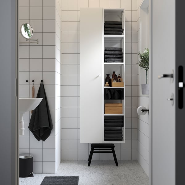 ENHET storage combination, white, 60x32x180 cm