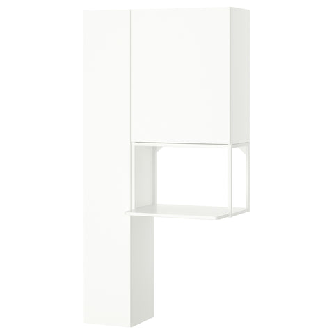 ENHET storage combination, white, 90x32x180 cm