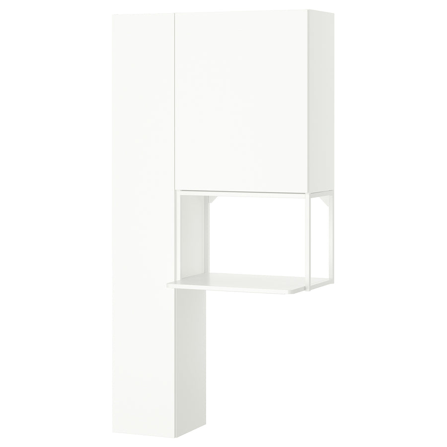 ENHET storage combination, white, 90x32x180 cm