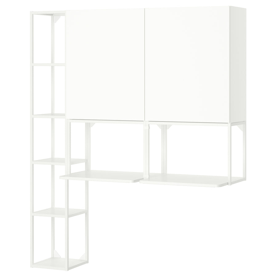 ENHET storage combination, white, 150x45x180 cm