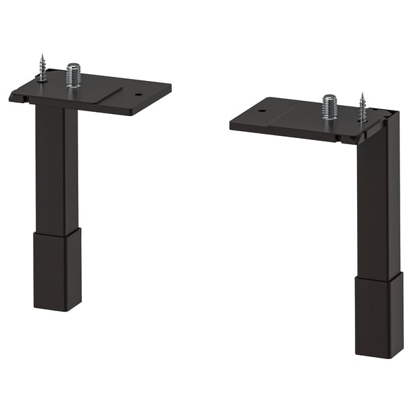 ENHET legs f cabinet, anthracite, 12.5 cm, 2 pack