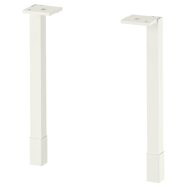 ENHET legs f cabinet, white, 23.5 cm, 2 pack