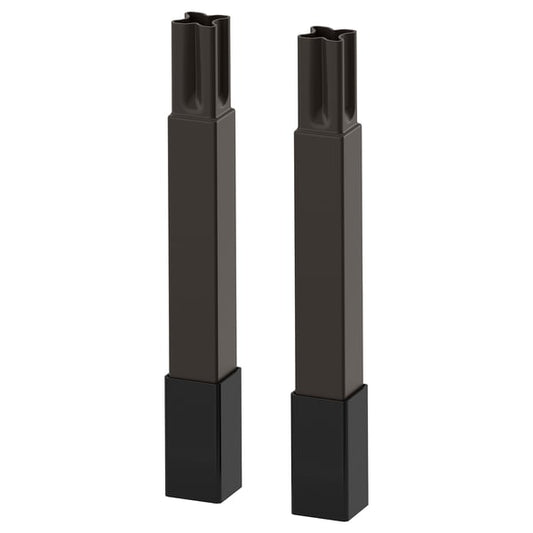 ENHET legs f frame, anthracite, 12.5 cm, 2 pack