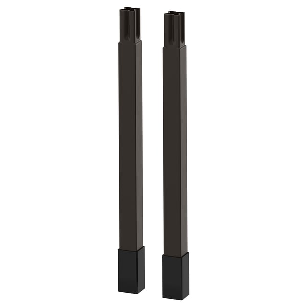 ENHET legs f frame, anthracite, 23.5 cm, 2 pack