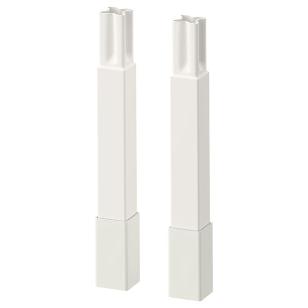 ENHET legs f frame, white, 12.5 cm, 2 pack
