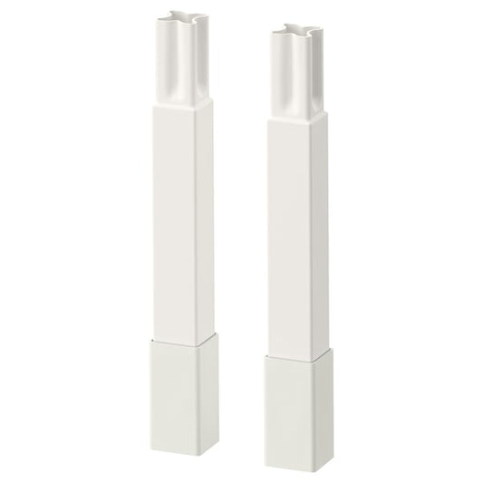 ENHET legs f frame, white, 12.5 cm, 2 pack