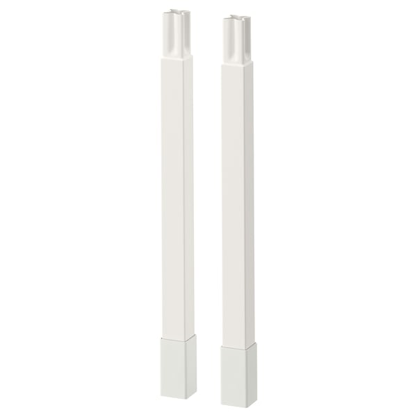 ENHET legs f frame, white, 23.5 cm, 2 pack