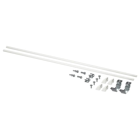 ENHET assembly kit for kitchen island, white, 60 cm, 2 pack