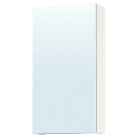 ENHET mirror cabinet with door, white, 40x17x75 cm