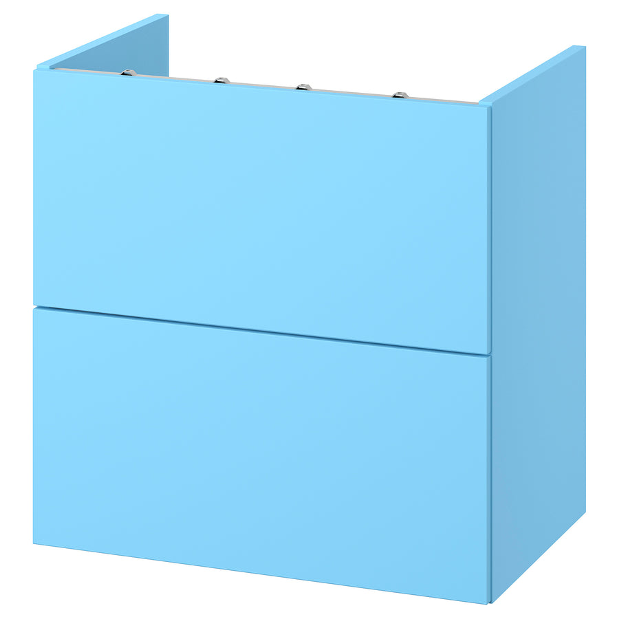 ENHET wash-stand with drawers, light blue, 60x42x60 cm