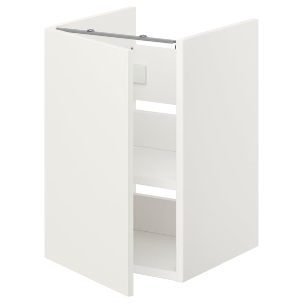 ENHET bs cb f wb w shlf/door, white, 40x42x60 cm