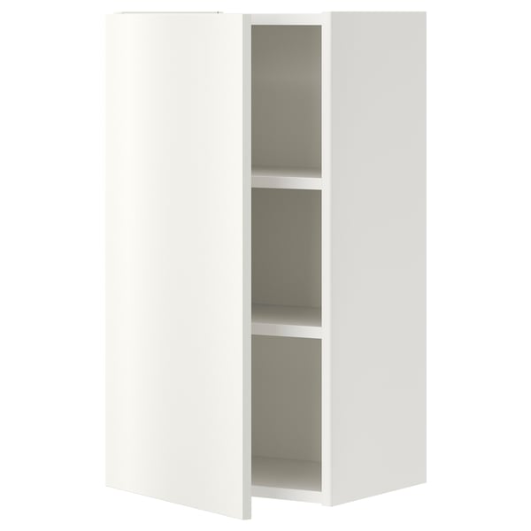 ENHET wall cb w 2 shlvs/door, white, 40x32x75 cm