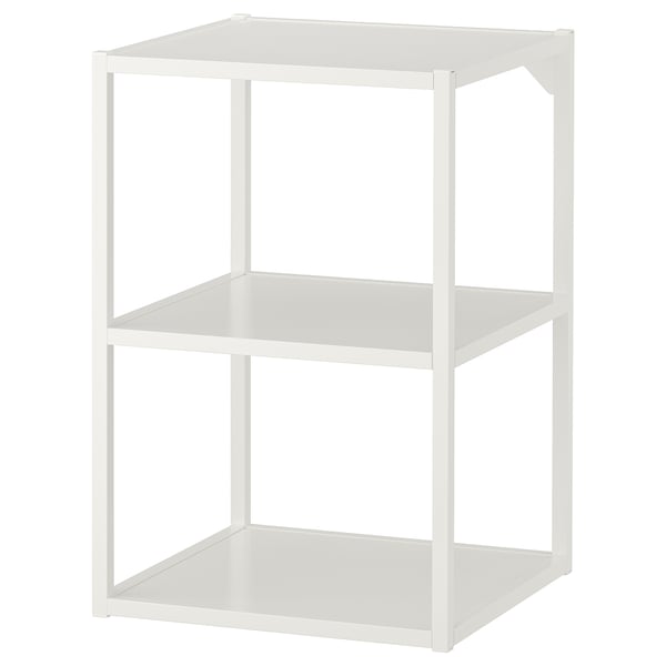 ENHET base fr w shelves, white, 40x40x60 cm