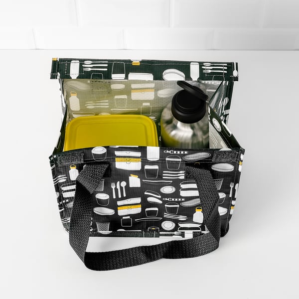 ENKELSPÅRIG water bottle, stainless steel/black