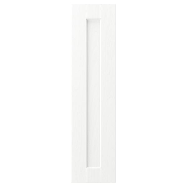 ENKÖPING door, white wood effect, 20x80 cm