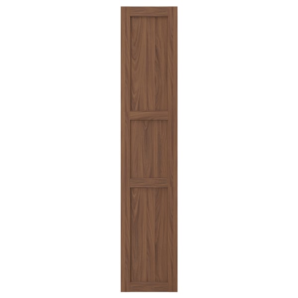 ENKÖPING door, brown walnut effect, 40x200 cm