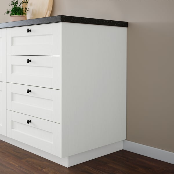 ENKÖPING cover panel, white wood effect, 62x80 cm