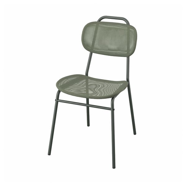 ENSHOLM chair, green outdoor, 48x85x58 cm