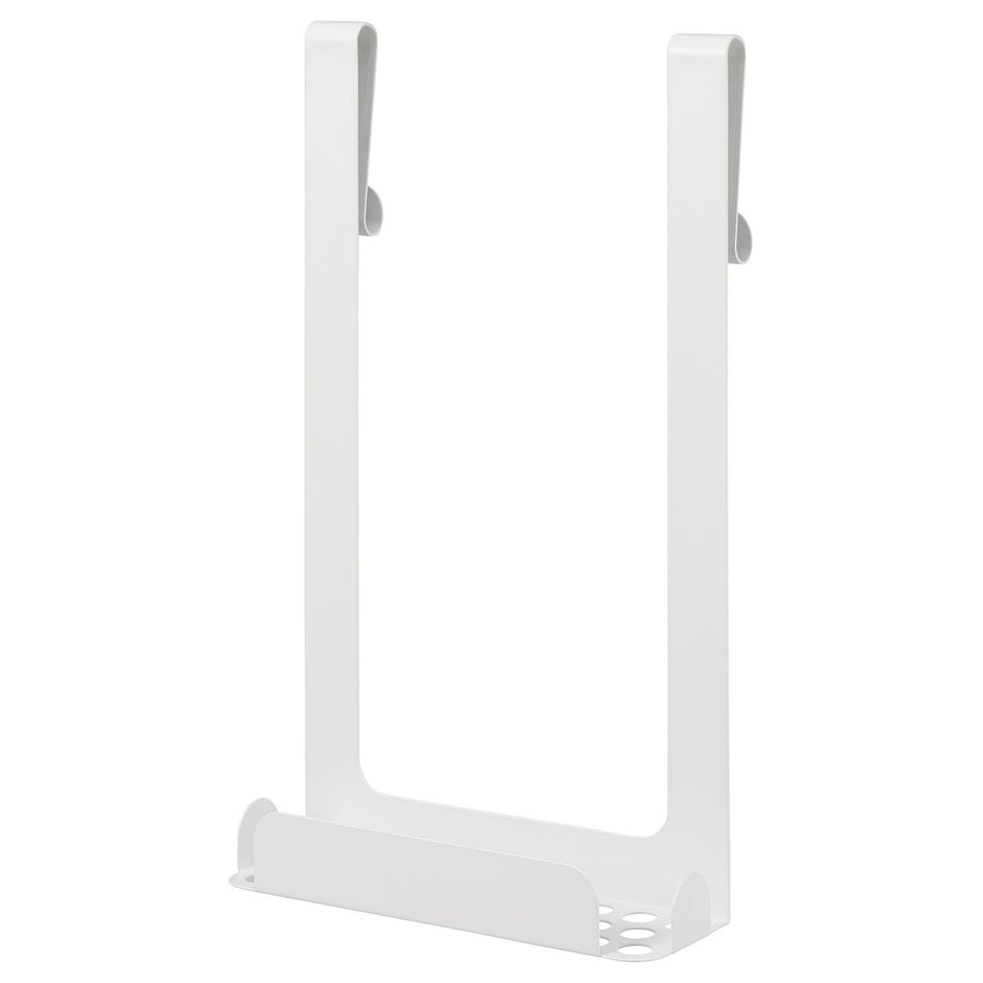 ENUDDEN hanging shower shelf with hooks, white, 31x9x51 cm