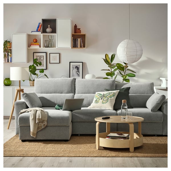 ESKILSTUNA 3-seat sofa with chaise longue