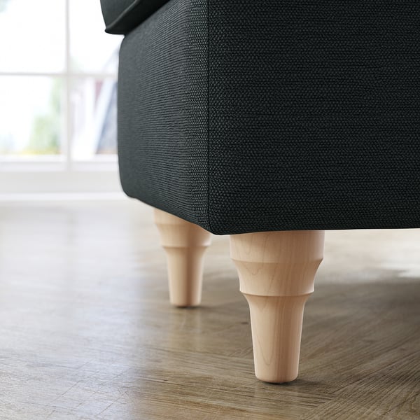 ESSEBODA bench with storage, Knäbäck/anthracite birch, 145x12x50 cm