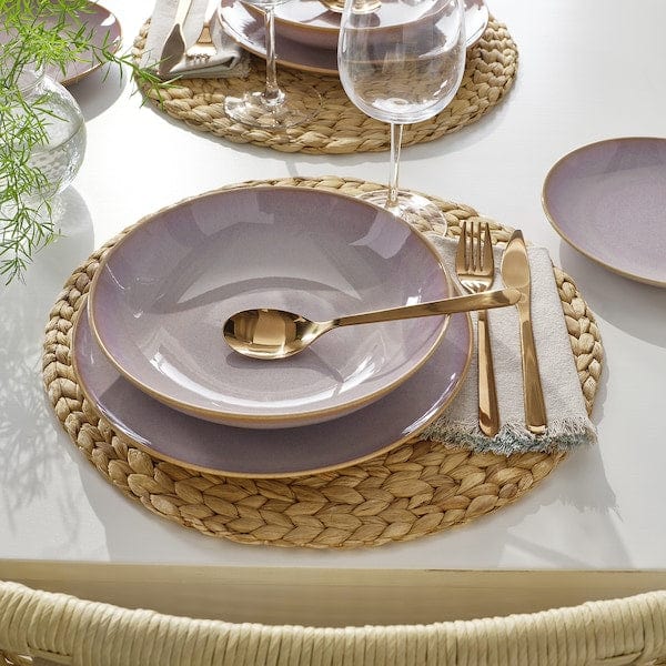 Ikea FÄRGKLAR - Deep plate, light pink, 23 cm