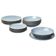 FÄRGKLAR 18-piece service, light blue
