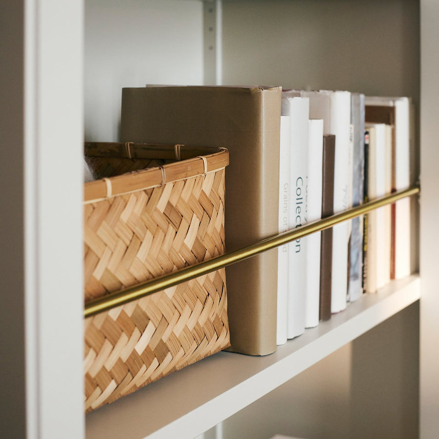 FÄRJKARL bookcase, off-white, 77x39x188 cm