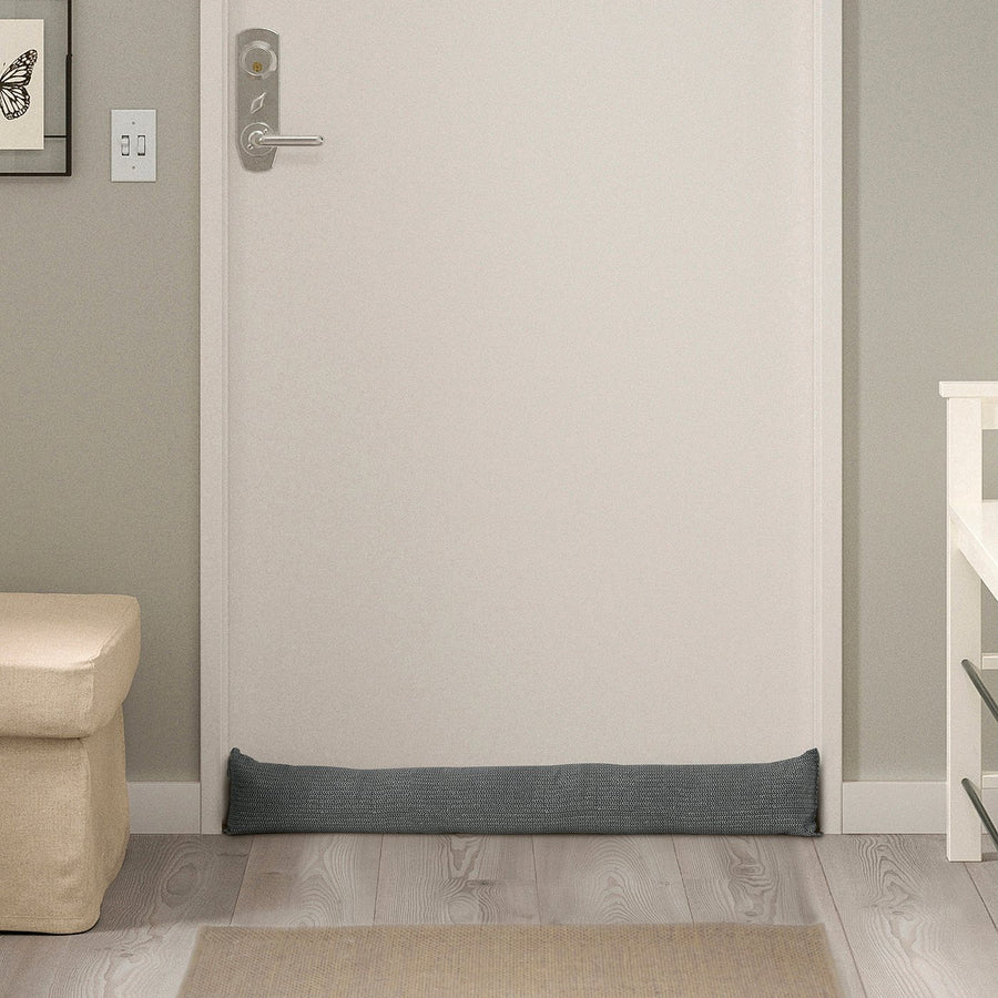 FAGEBLÅMME draft stopper, dark grey, 90 cm