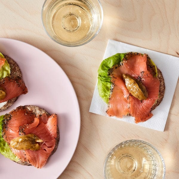 Ikea FANTASTISK - Paper napkin, white, 24x24 cm