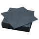 FANTASTISK paper napkin, dark grey, 40x40 cm, 50 pack