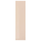 FARDAL door with hinges, high-gloss light orange, 50x195 cm
