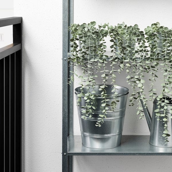 Ikea FEJKA - Artificial potted plant, in/outdoor hanging/eucalyptus, 9 cm