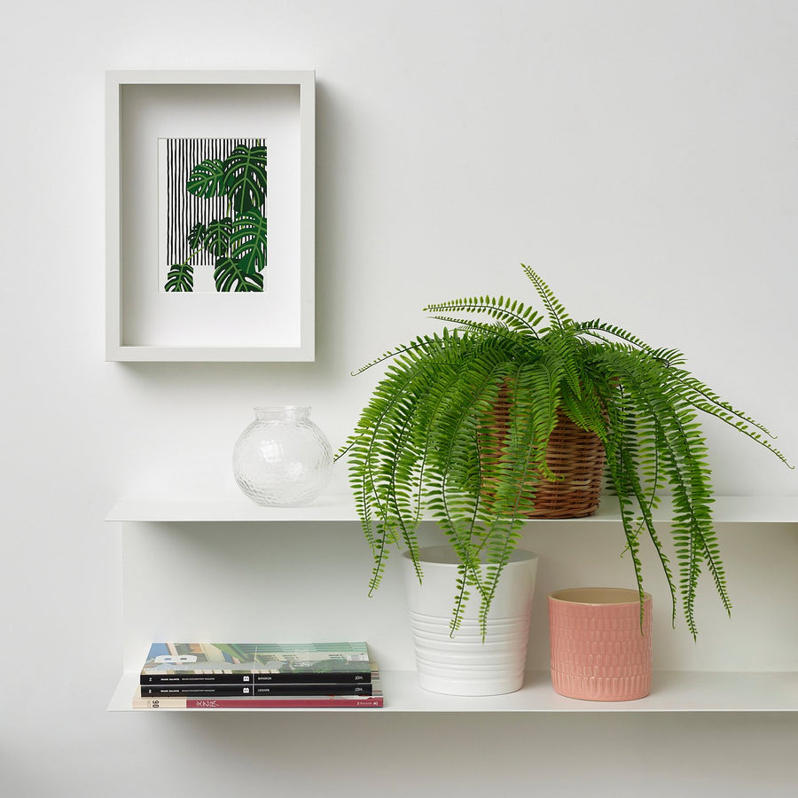 FEJKA artificial potted plant, in/outdoor hanging/fern, 12 cm