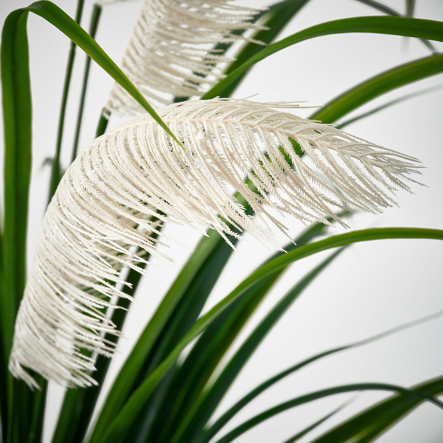 FEJKA artificial potted plant, in/outdoor/grass, 17 cm