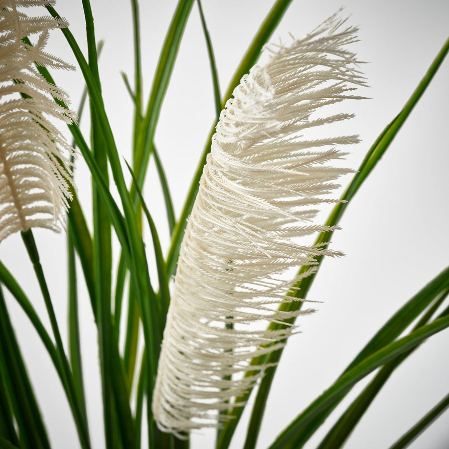 FEJKA artificial potted plant, in/outdoor/grass, 12 cm