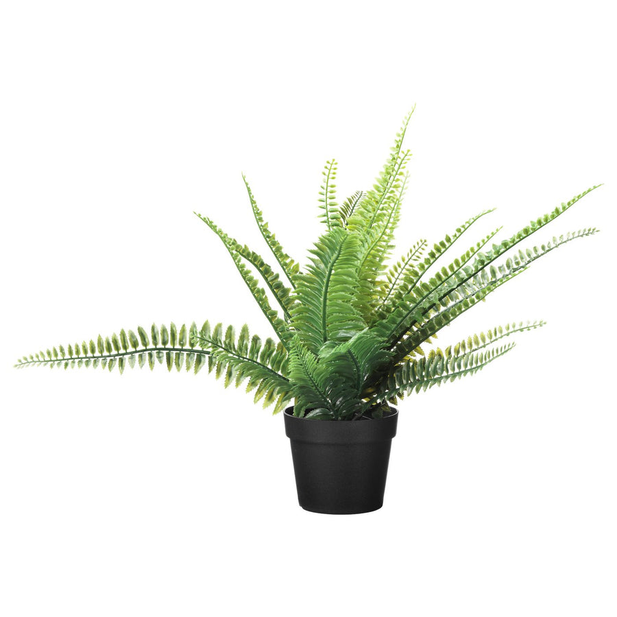 FEJKA artificial potted plant, in/outdoor fern, 9 cm