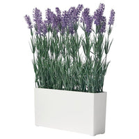 FEJKA artificial potted plant with pot, in/outdoor Lavender, 35x42 cm