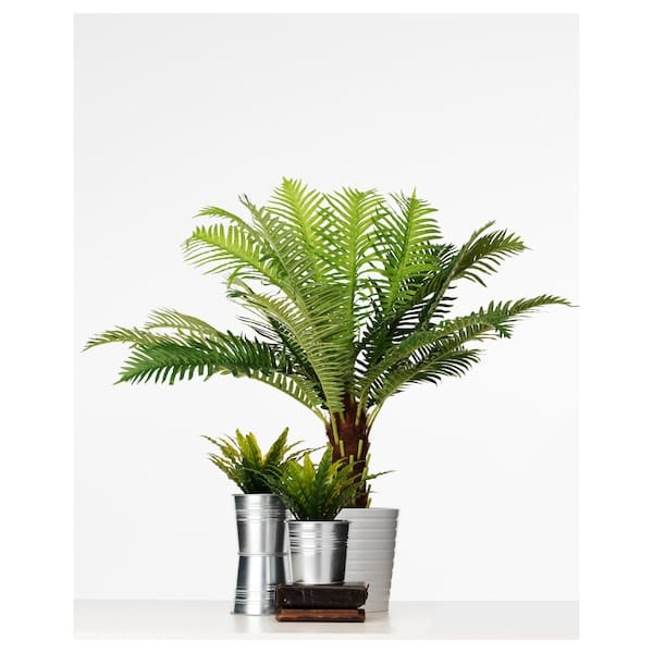 Ikea FEJKA - Artificial potted plant, in/outdoor Fern palm, 17 cm