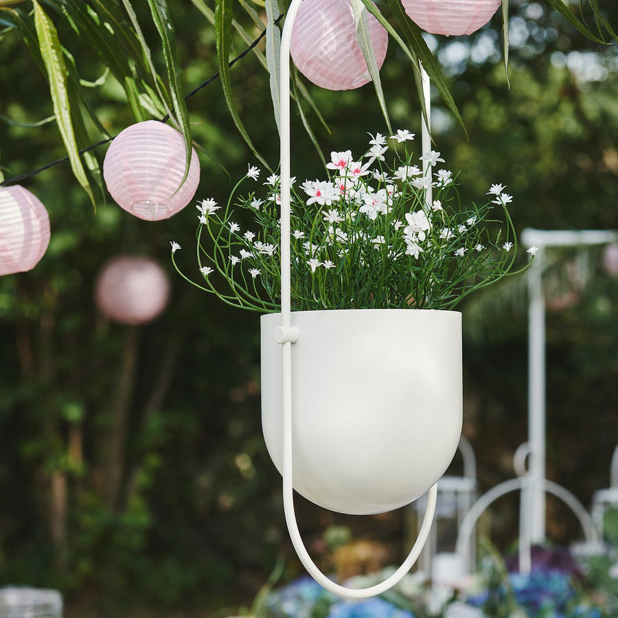FEJKA artificial potted plant, in/outdoor/Baby’s breath white, 9 cm