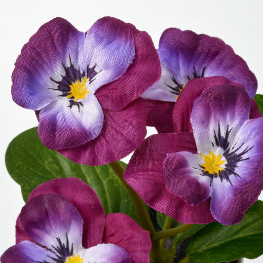 FEJKA artificial potted plant, in/outdoor/Pansy, 6 cm