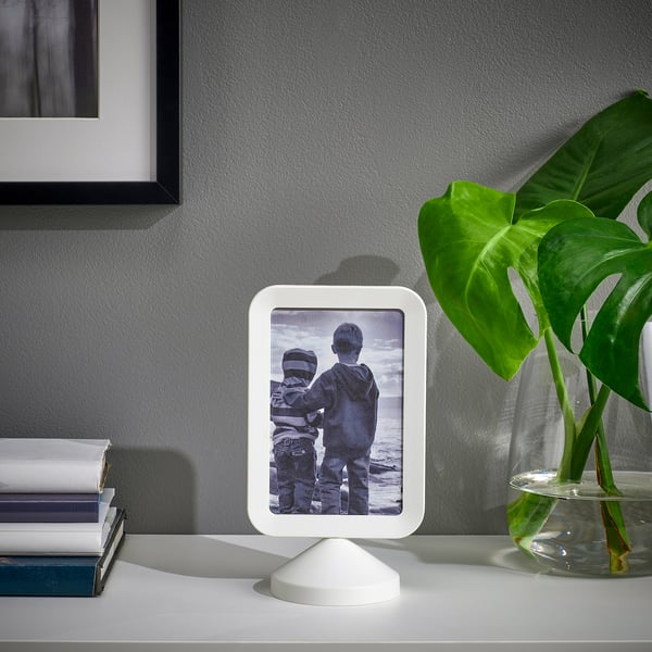 FIKONTRÄD frame, white, 10x15 cm