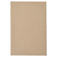 FINTSEN bath mat, beige, 40x60 cm