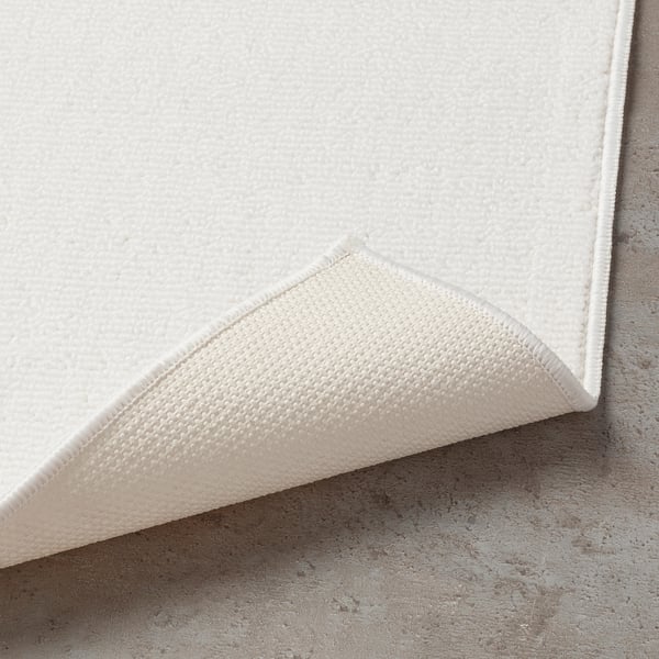 FINTSEN bath mat, white, 40x60 cm
