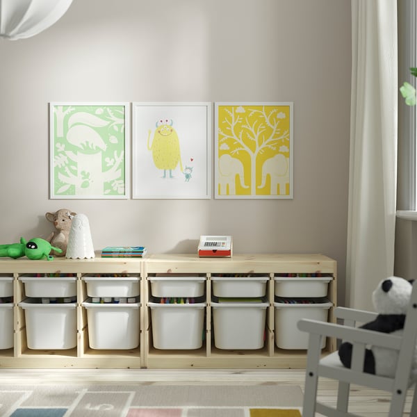 FISKBO frame, white, 40x50 cm